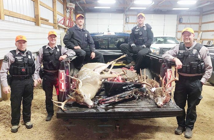 Wardens seize poached bucks in northern Dunn County